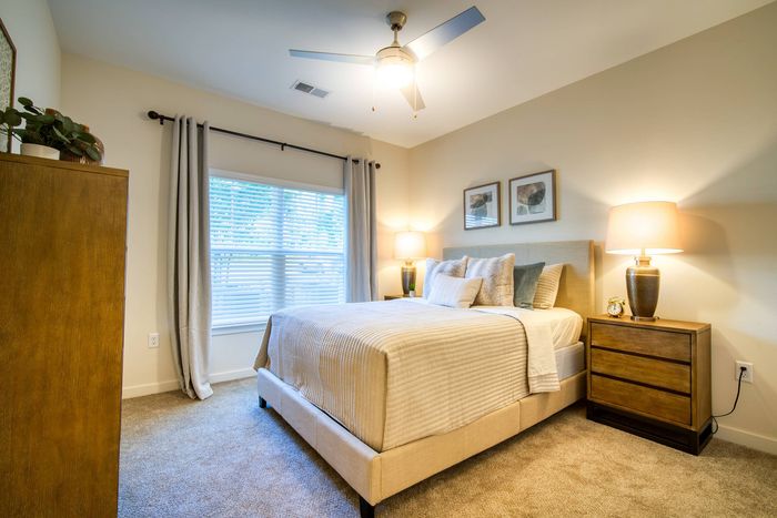 spacious bedroom