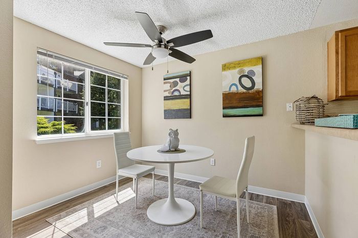 dining nook beside the kitchen