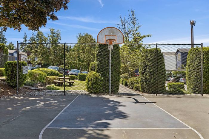 outdoor basketball court