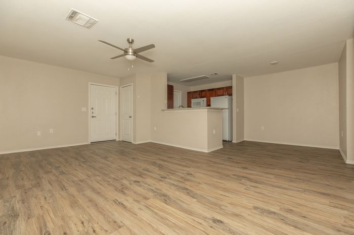 Cozy and modern living room at Sierra Royale in Robstown, TX