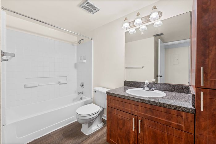 bathroom with additional storage