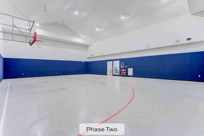 indoor basketball court