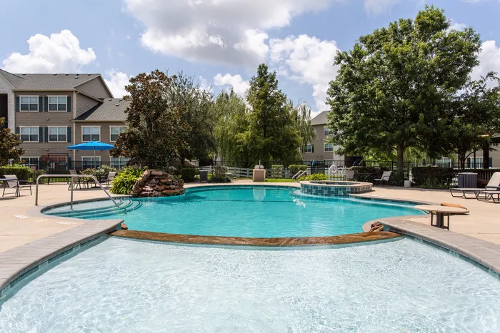 Sun deck and pool