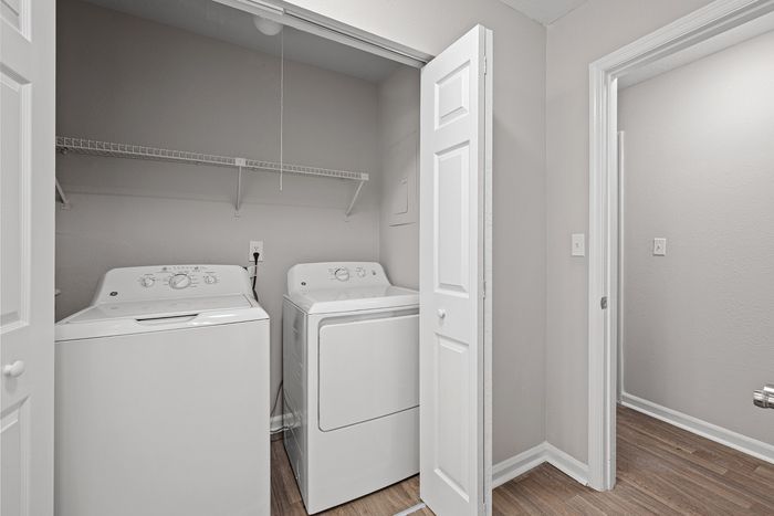 Full sized washer and dryer