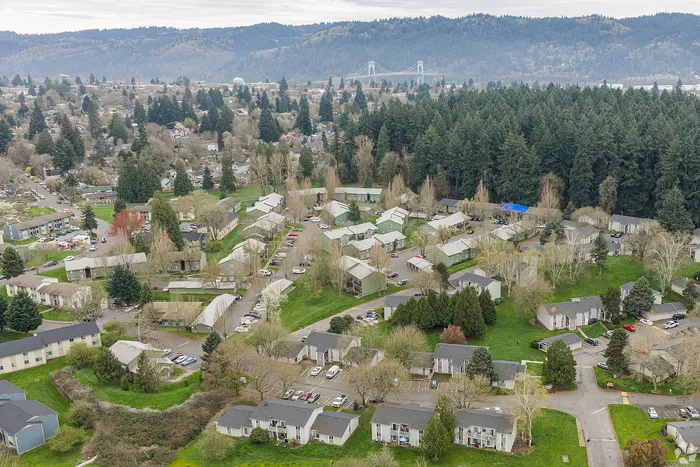 aerial view of the property
