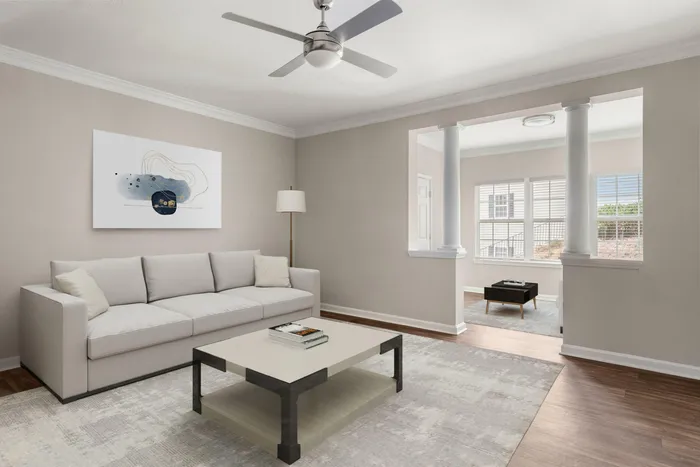 Living Room with Sunroom
