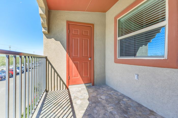 Apartment Balcony with Storage