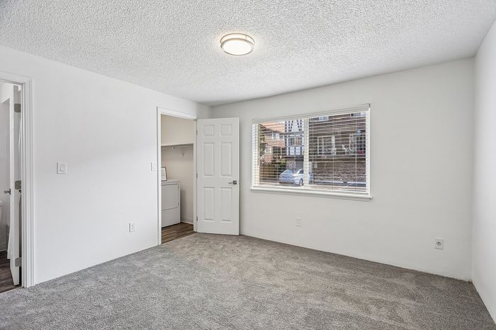 Large carpeted bedrooms
