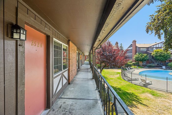 apartments view of the courtyard