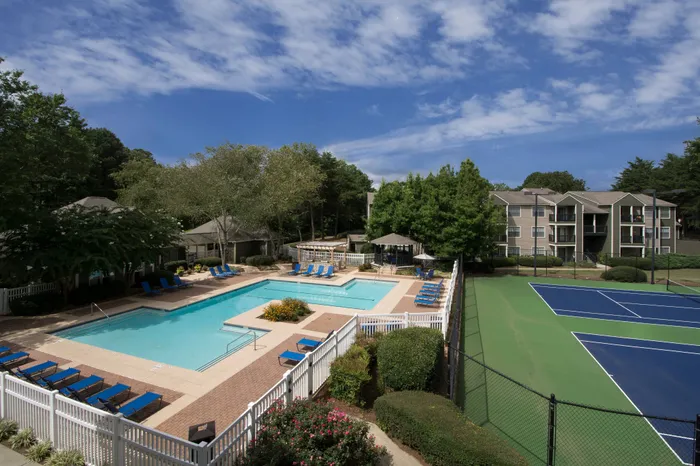Pool with Tennis Courts