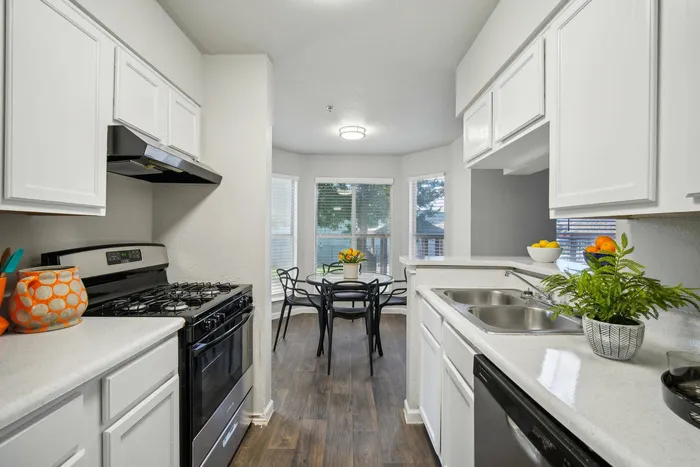 Kitchen with dining area