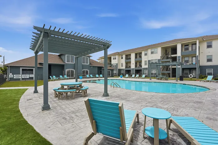 Sparkiling resort style pool