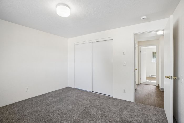 Modern bathroom interior at Fox Pointe Apartments in Milwaukie, Portland OR