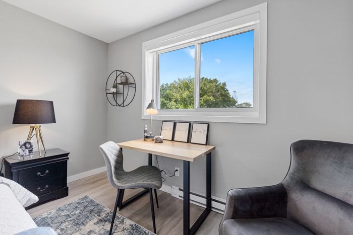 Desk with chair