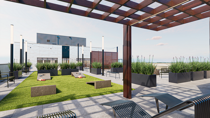 Thesis - Rooftop Lounge Area