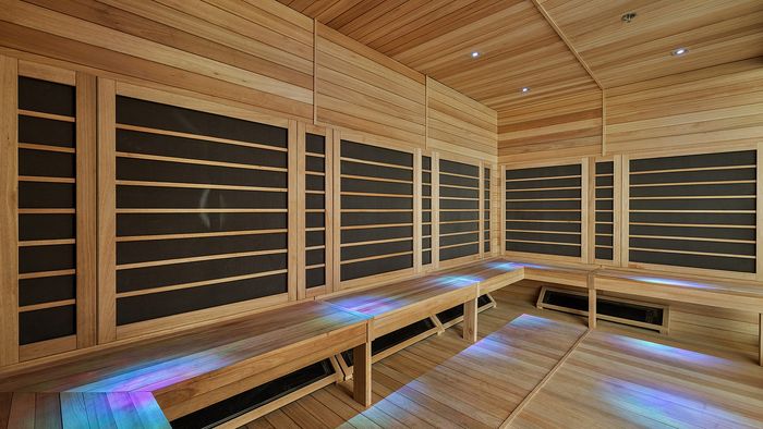 Infrared Sauna Color Lights On at Sugar Alley – infrared sauna color lights on