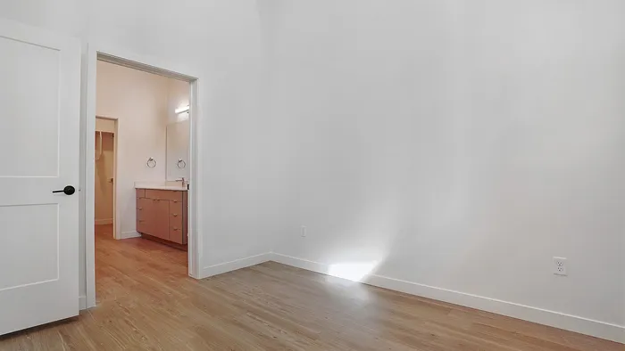 Alternate view of a second bedroom in a Greenside penthouse