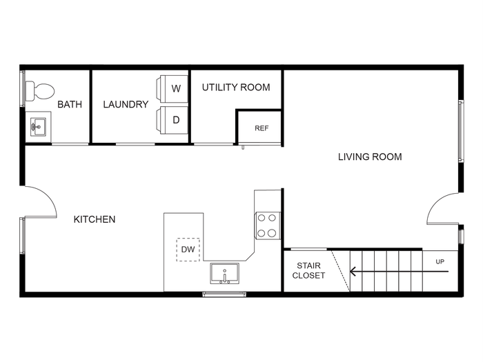 3 Bed / 2 Bath - Floor 1 | Stone Creek Village