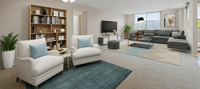 Spacious Living Room