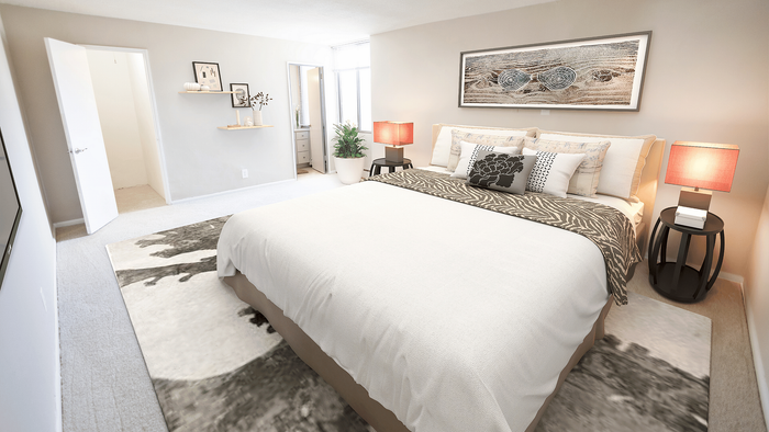 Large Apartment Bedroom