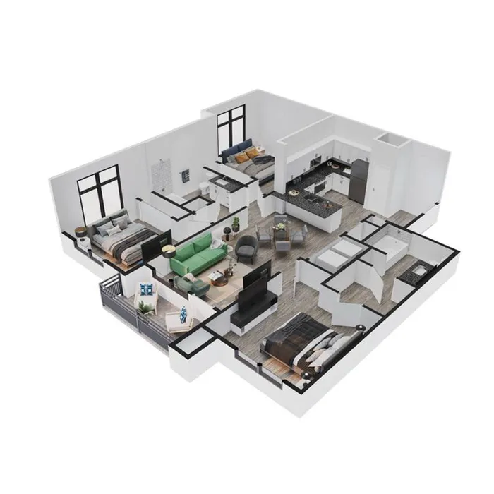 C1 Floor Plan Image