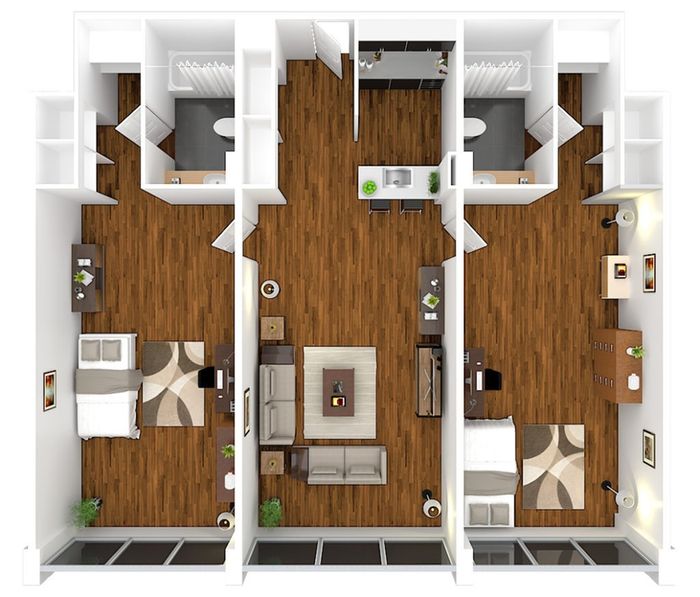 Assembly Tower 2 bed-2bath