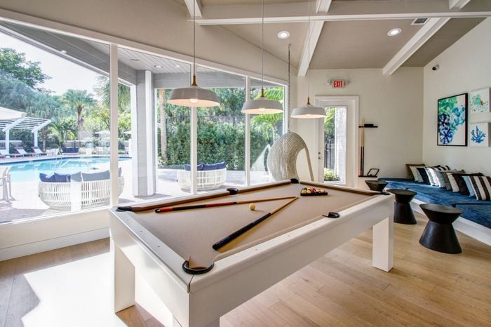 Boca Raton Apartment Game Room