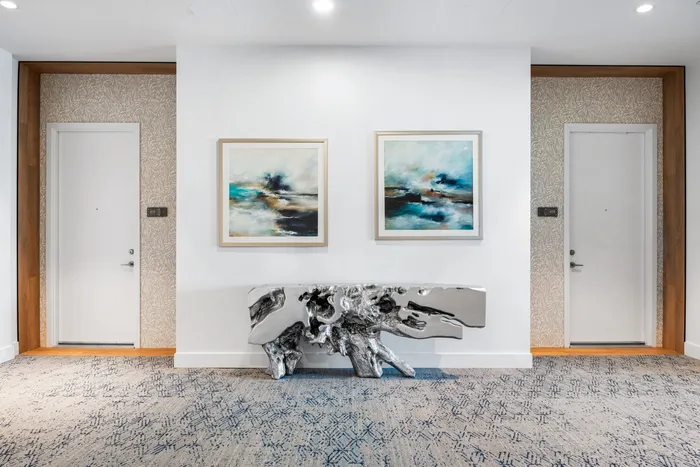 entry apartment doorways at a luxury apartment in Downtown Sarasota FL