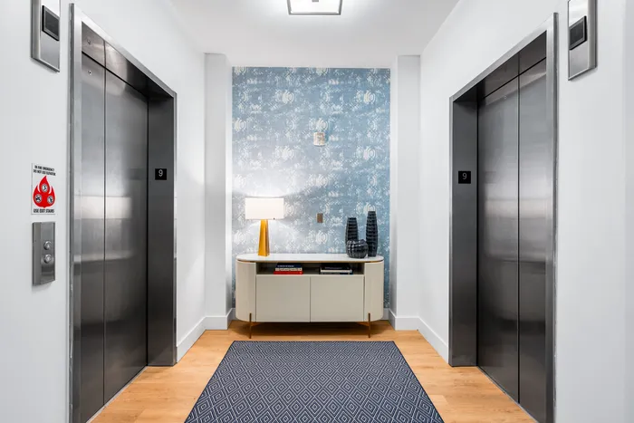 elevators at a luxury apartment in Downtown Sarasota FL