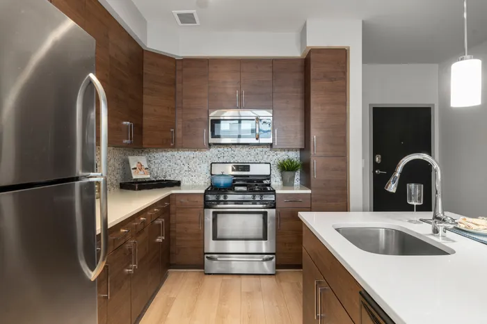 Brown Cabinets Kitchen