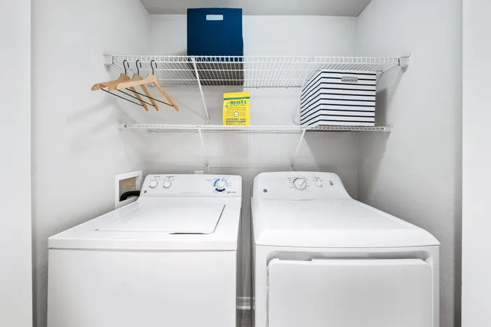 washer and dryer
