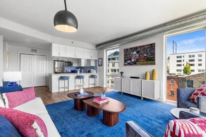 spacious living room