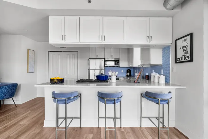 kitchen bar with seating