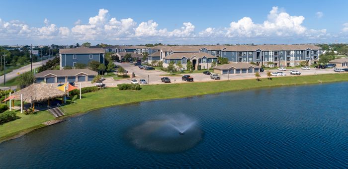 aerial of the lake