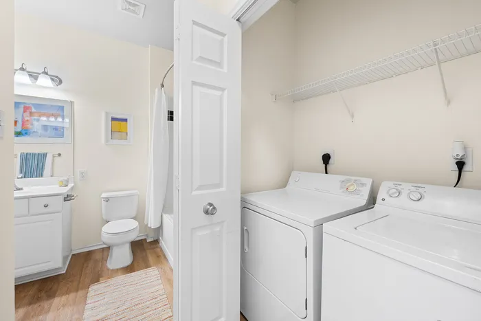 washer and dryer