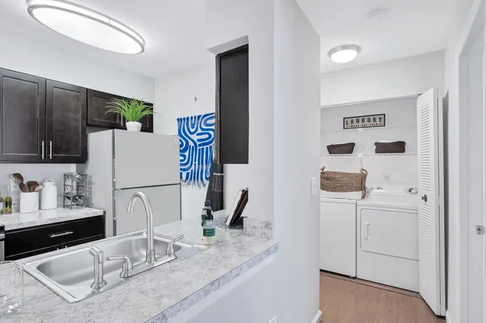 Kitchen and laundry