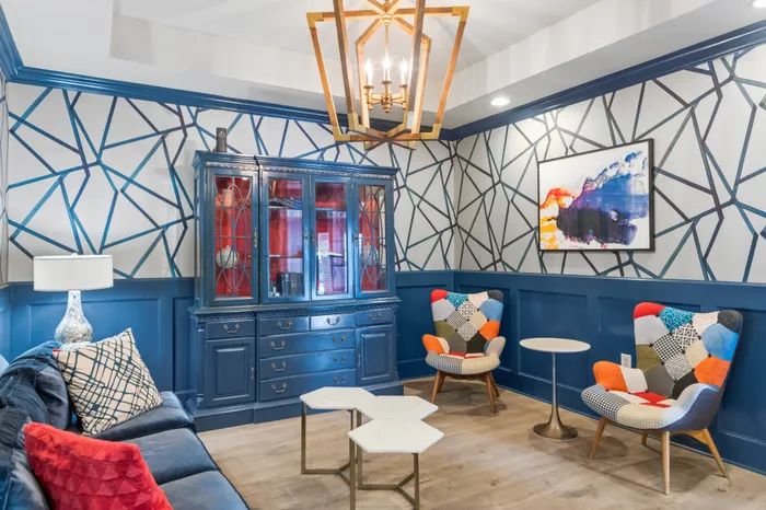 sitting area in clubhouse