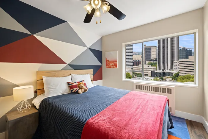 bedroom with a view