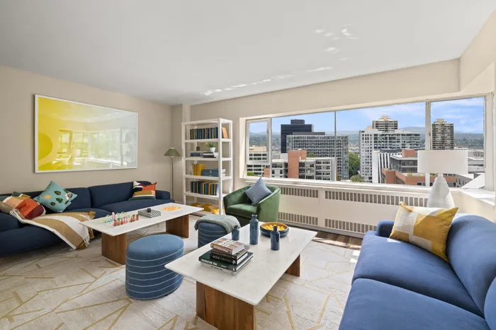 living room with a view