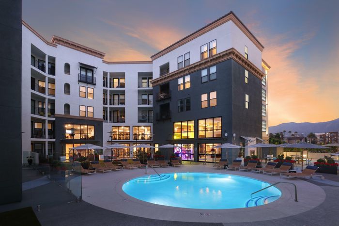 Pool at Sunset