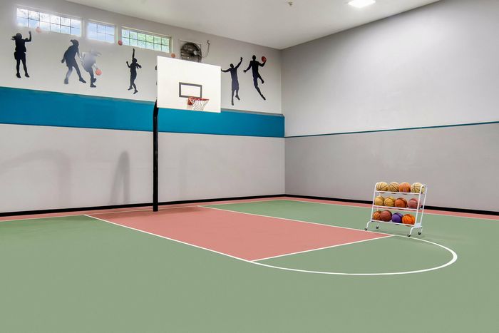 indoor basketball court