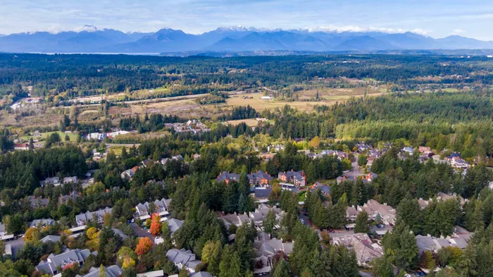 view form property of surrounding mountains