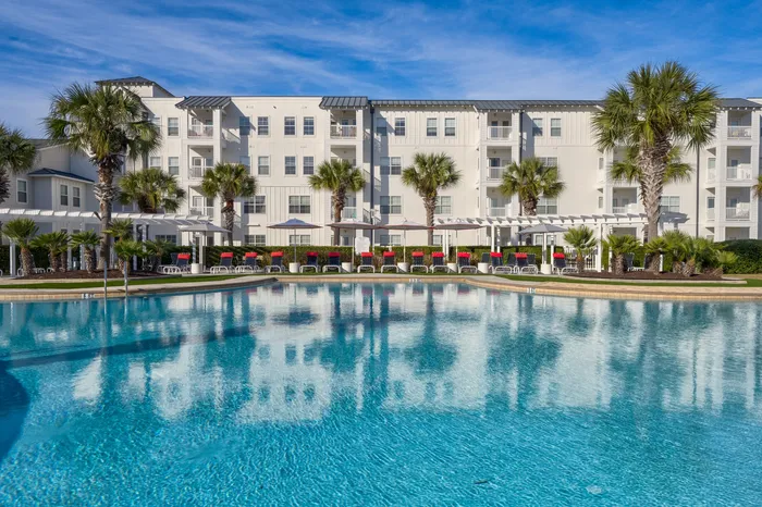 resort style pool