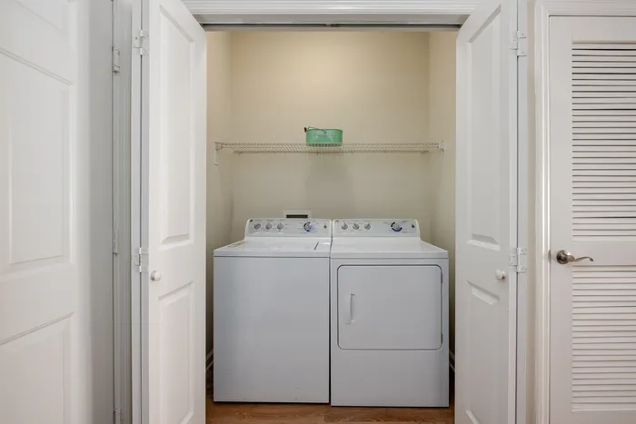 washer and dryer
