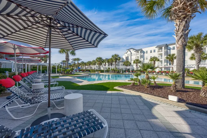 resort style pool