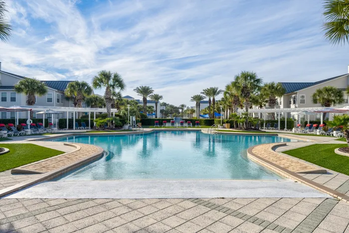 resort style pool