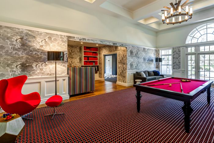 billiards in clubhouse