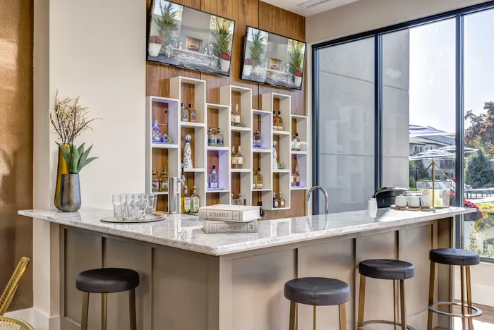 bar in clubhouse