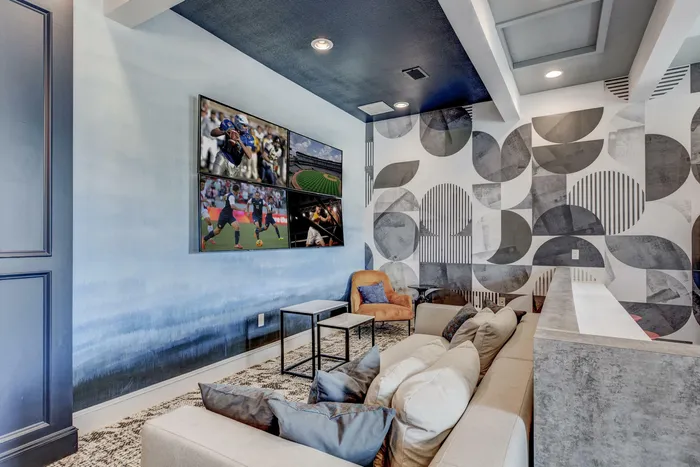 Clubhouse TV Lounge Area