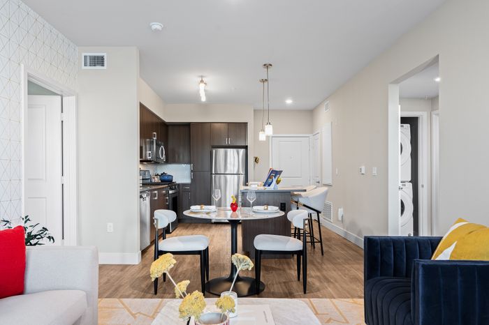 living and dining area